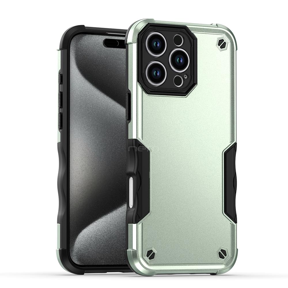 For iPhone 16 Pro Max/16 Pro/16 Plus Case Phone Shockproof Cover +Tempered Glass - Picture 17 of 19
