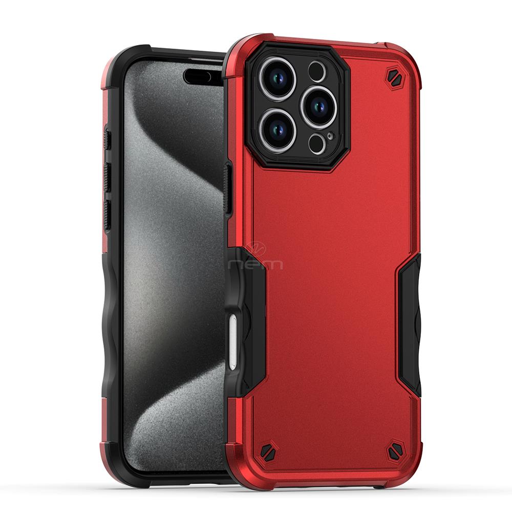 For iPhone 16 Pro Max/16 Pro/16 Plus Case Phone Shockproof Cover +Tempered Glass - Picture 18 of 19