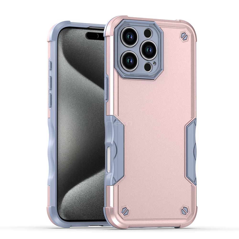 For iPhone 16 Pro Max/16 Pro/16 Plus Case Phone Shockproof Cover +Tempered Glass - Picture 19 of 19
