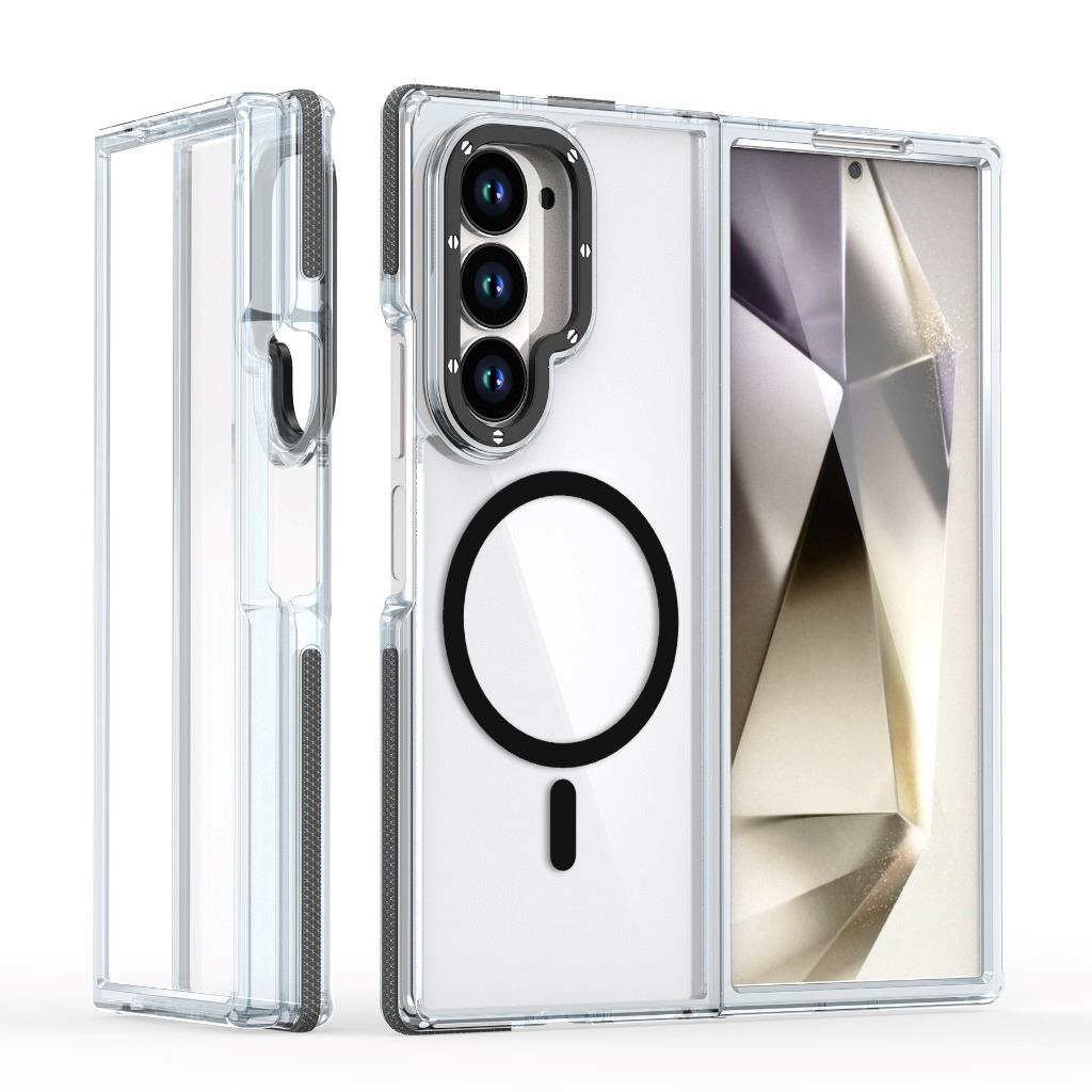 Funda con marco de lente transparente Magsafe de grado militar plegable 6 para Samsung Galaxy Z - Imagen 11 de 14