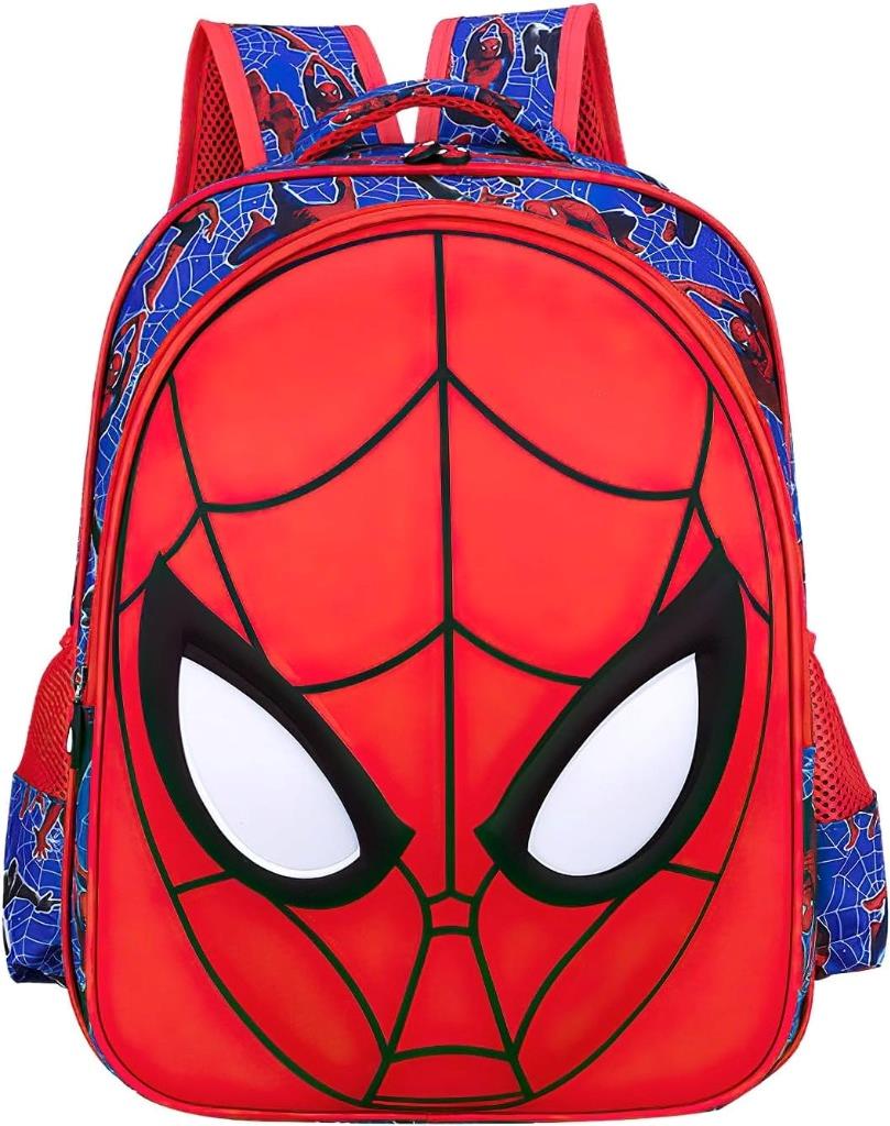 3D Kid Toddler Backpack Waterproof Cartoon Spider Snack School Bag for Child/Man - Picture 11 of 12