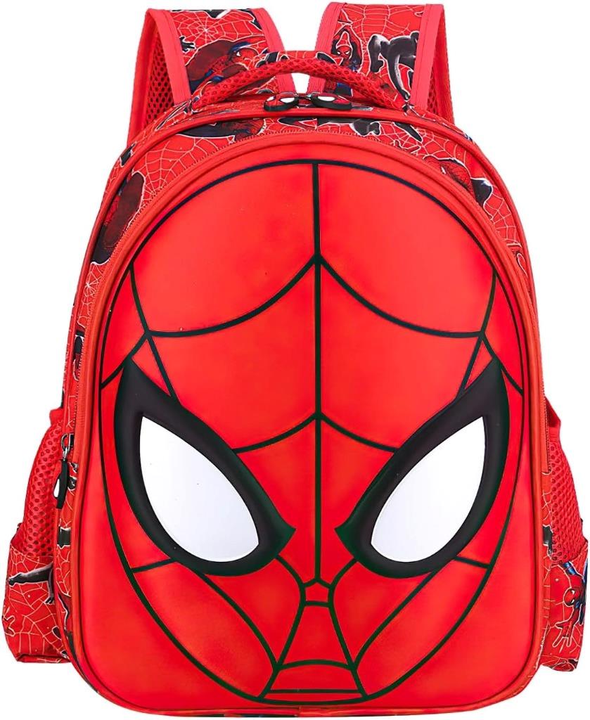 3D Kid Toddler Backpack Waterproof Cartoon Spider Snack School Bag for Child/Man - Picture 12 of 12