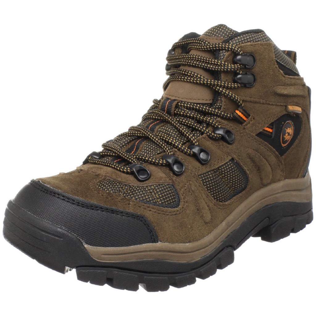 Nevados Men's Klondike WP Hiking Boot Dark Brown/Black/Orange