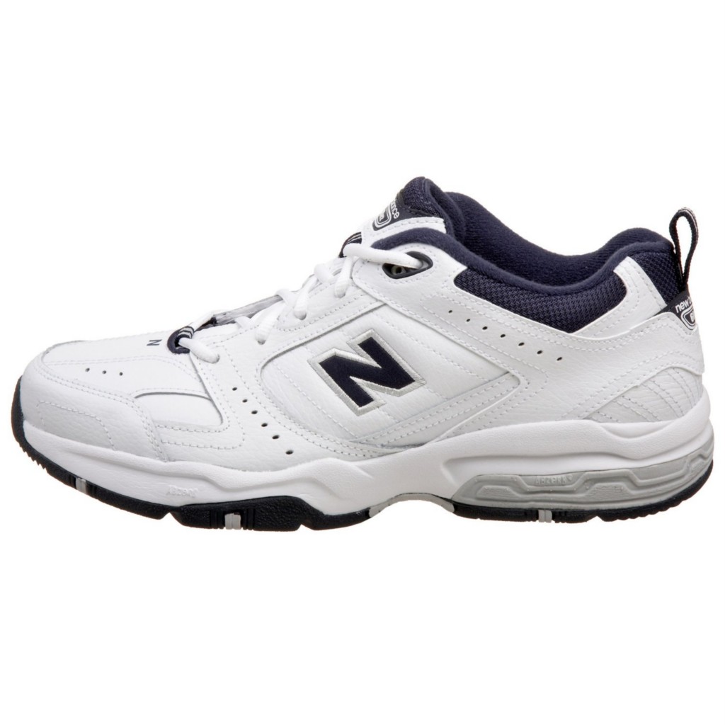 New Balance Men's 608 Training Shoe/Sneaker White/Navy | eBay