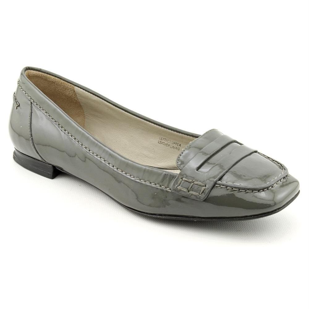 Via Spiga Women's Olsin Patent Leather Loafer Flat's Shoe Lux Gray | eBay