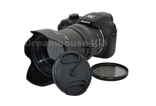LENS ADAPTER FILTER SET FOR SONY DSC-HX300 HX300 UV LENS HOOD KIT | eBay