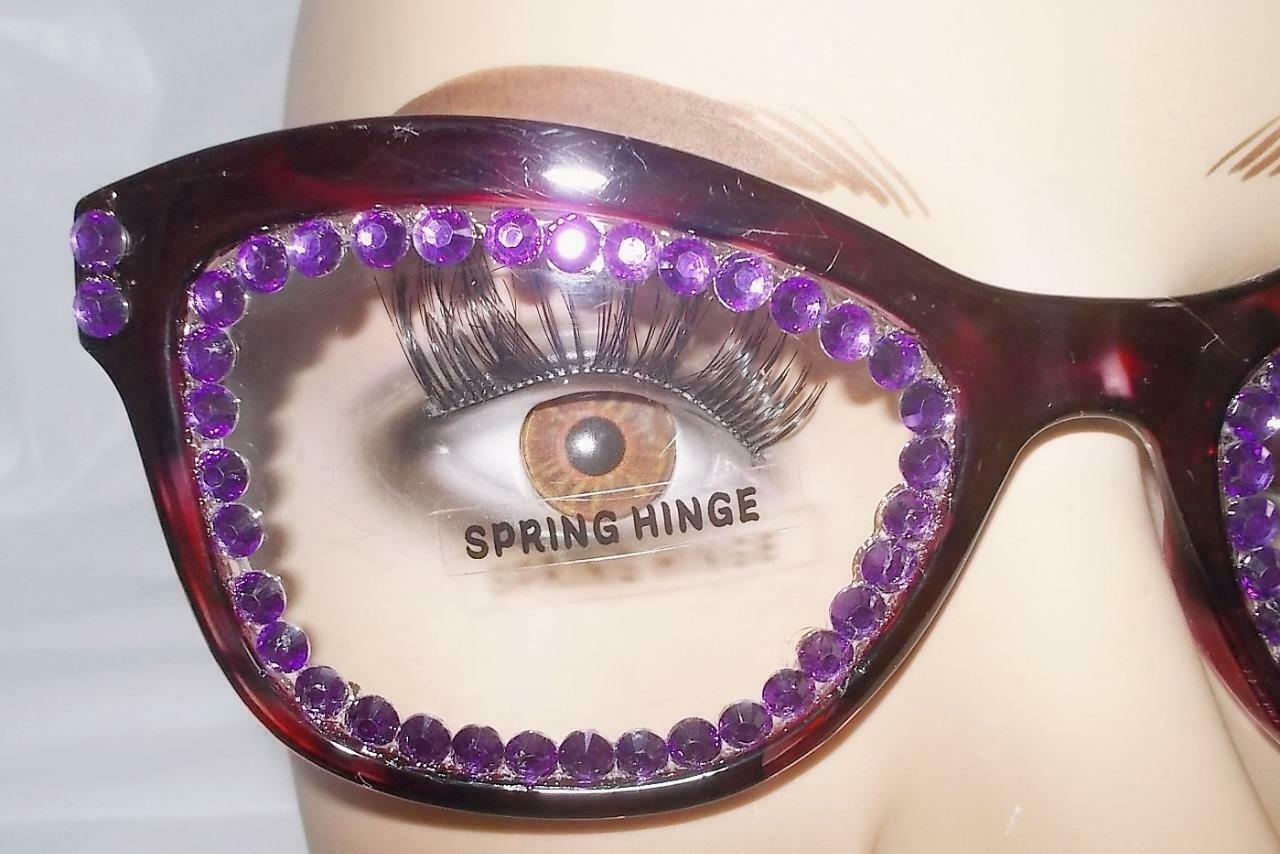 READING GLASSES 4 DIFFERENT LEOPARD FRAMES RHINESTONES 2.50 STRENGTH FREE SHIP - Picture 3 of 5