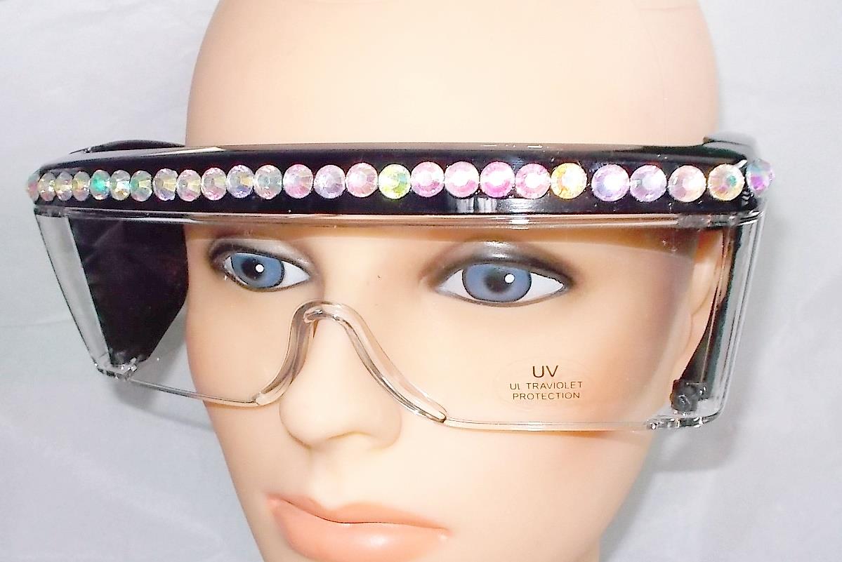 Rhinestone safety glasses sale