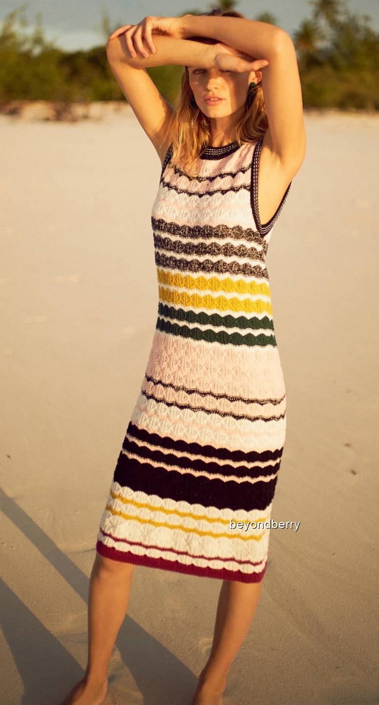 metallic thread knit dress Metallic Sweater Dress Black Metallic / M