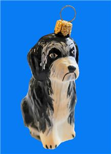 Newfoundland Dog European Blown Glass Christmas Tree Ornament Ebay