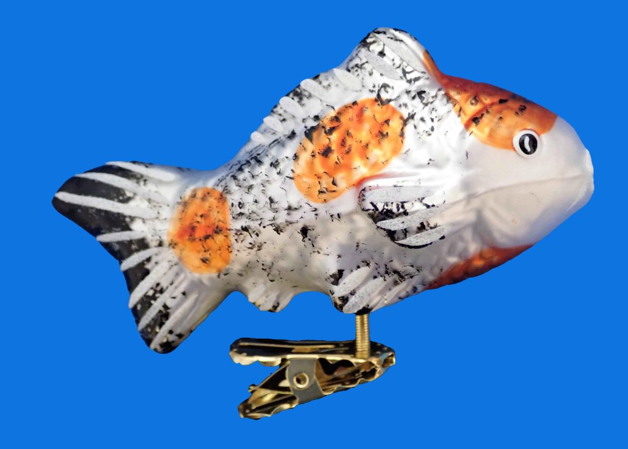 blown glass koi fish
