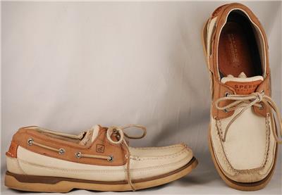 sperry top sider beige