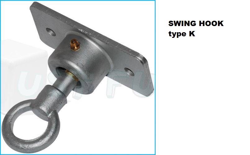 SWING HOOK METAL HANGER FOR TIMBER CLIMBING FRAME WOODEN BEAM SELECTION