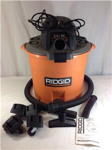 Ridgid 16 Gallon Wet Dry Shop Vac Vacuum WD16360 | eBay