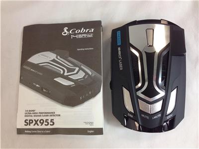 NEW Cobra SPX955 14 Band Digital Radar/Laser Detector 28377107115 | eBay