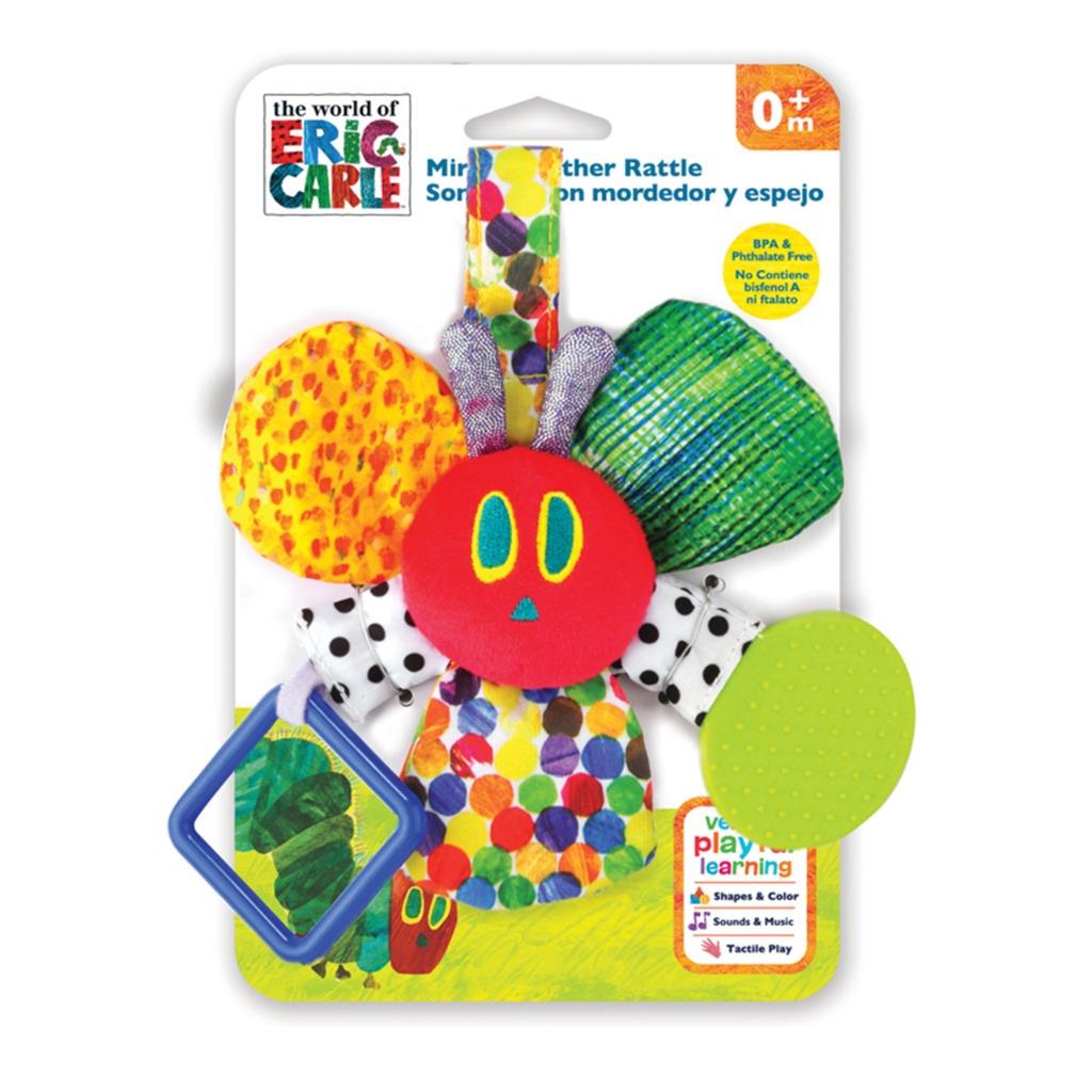 The Very Hungry Caterpillar Mirror Rattle Teether 0 Crinkle Toy Eric Picture 2 Of