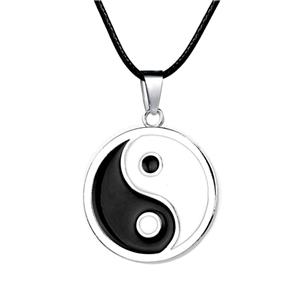 Naruto Necklace Yin Yang Pendant Hyuga Neji Taiji Konoha Ninja