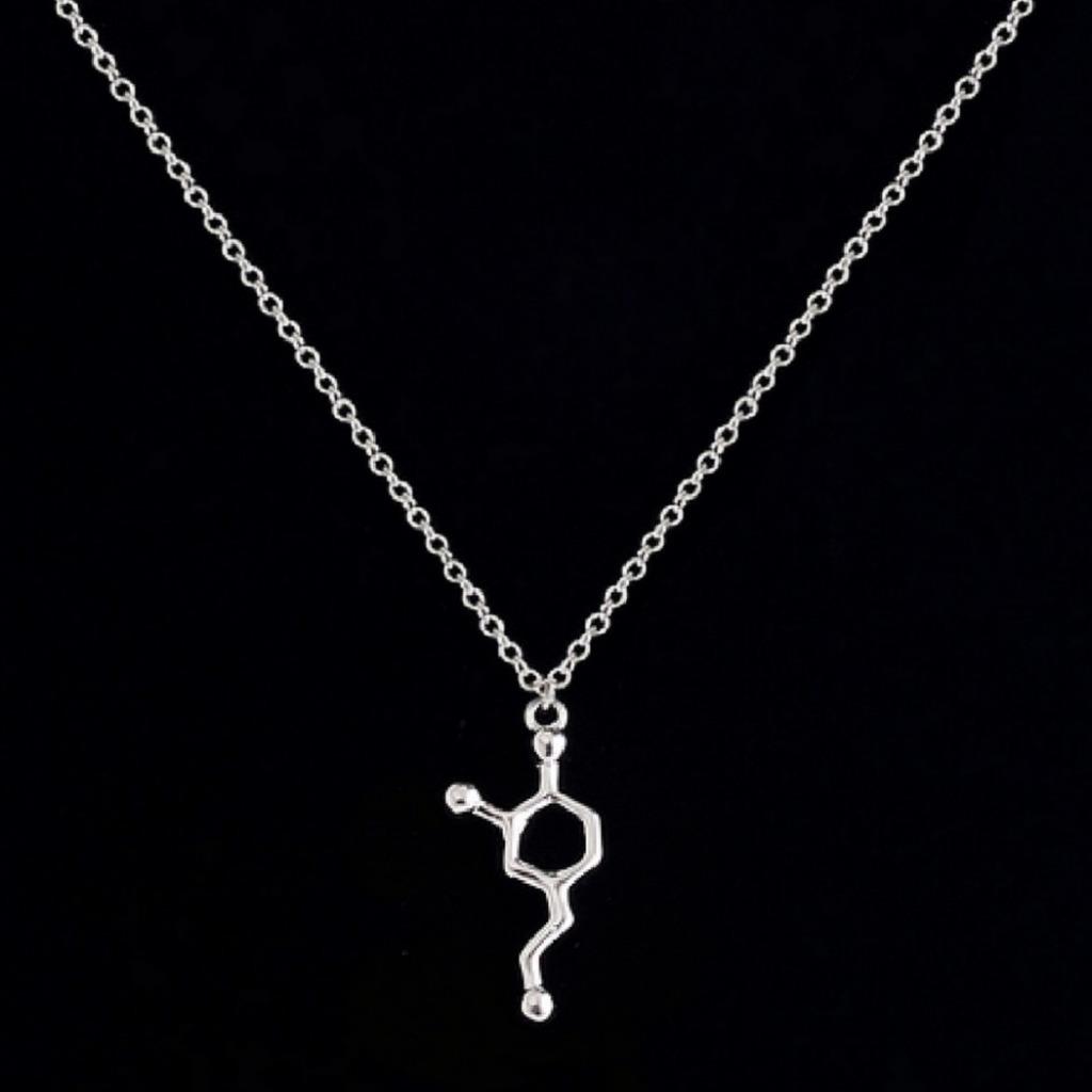 Serotonin dopamine acetylcholine necklace hot sale