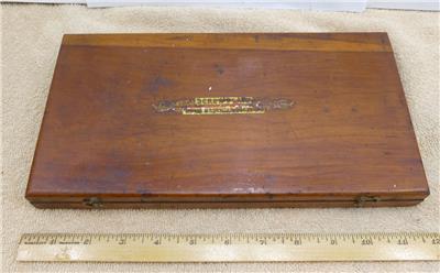 BDショット4本 1885 Antique Wells Brothers Greenfield Little Giant Tap & Die Set