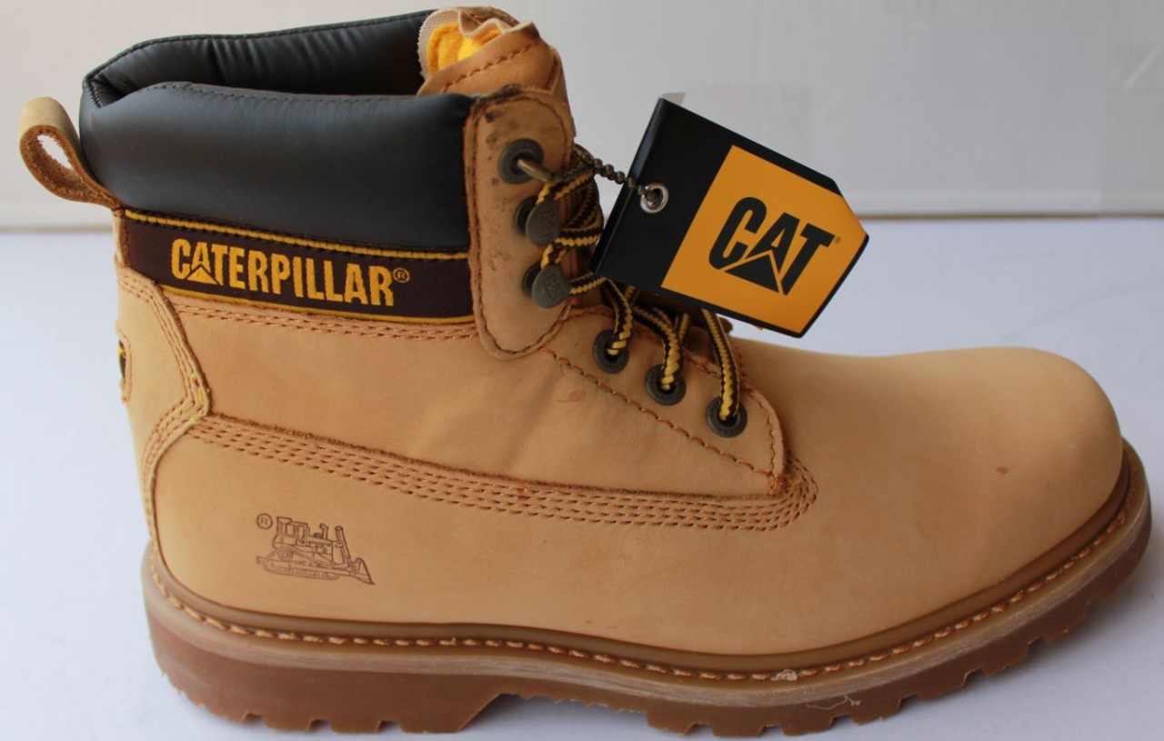 New 100% Genuine Caterpillar Mens Non Safety Boot Boots Shoe Holton | eBay