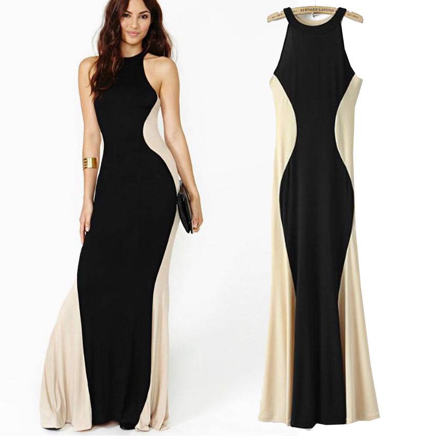 UK SLIMMING EFFECT Women Formal Long Dress Prom Evening Party ...