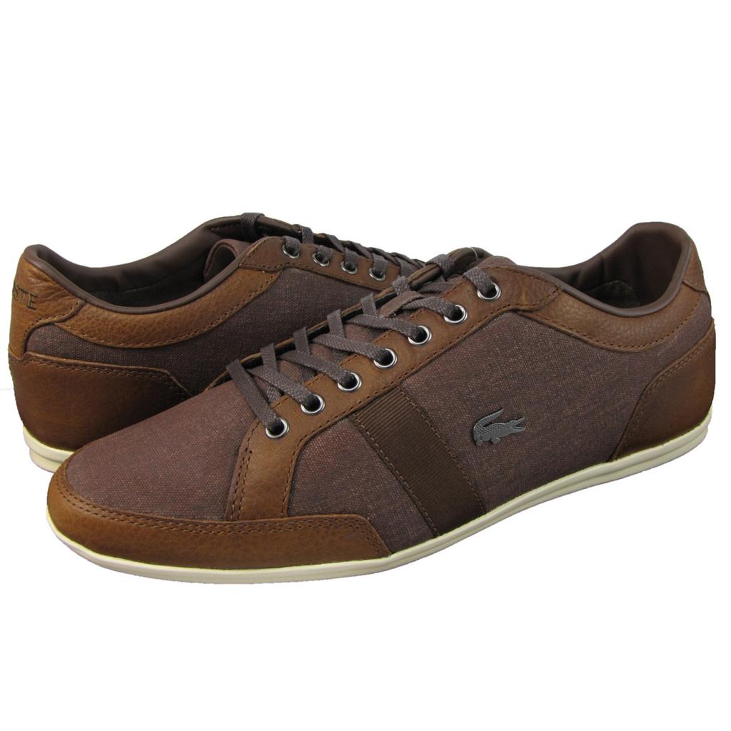 NEW! LACOSTE ALISOS 5 Mens Lace Up Sneakers Shoes Brown [All Sizes] | eBay
