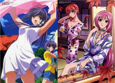 Clannad Rosario+Vampire Official Promo Japan Original Poster FS +
