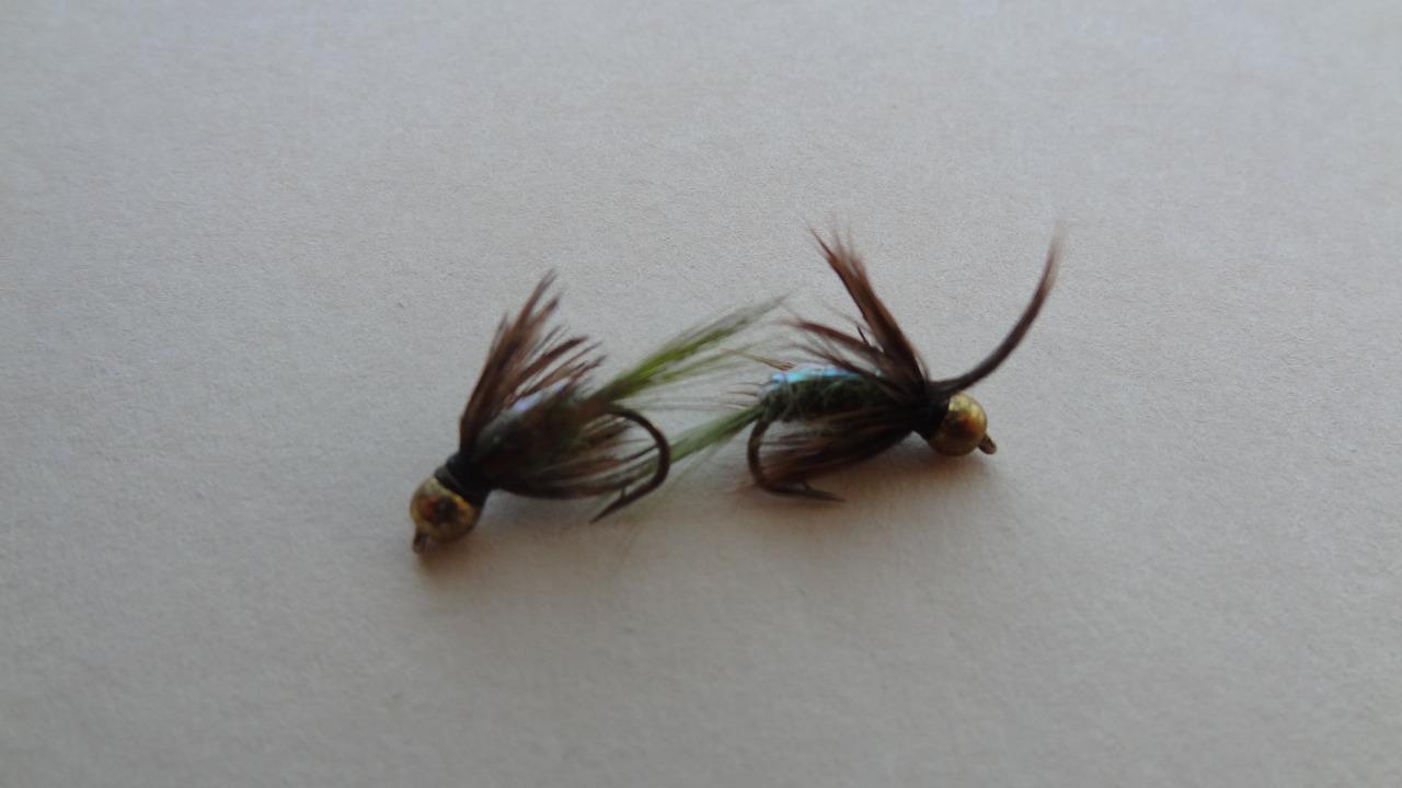 1 DOZ DF-5 HARES EARS SOFT HACKLE (SELECT YOUR SIZE) NYMPH
