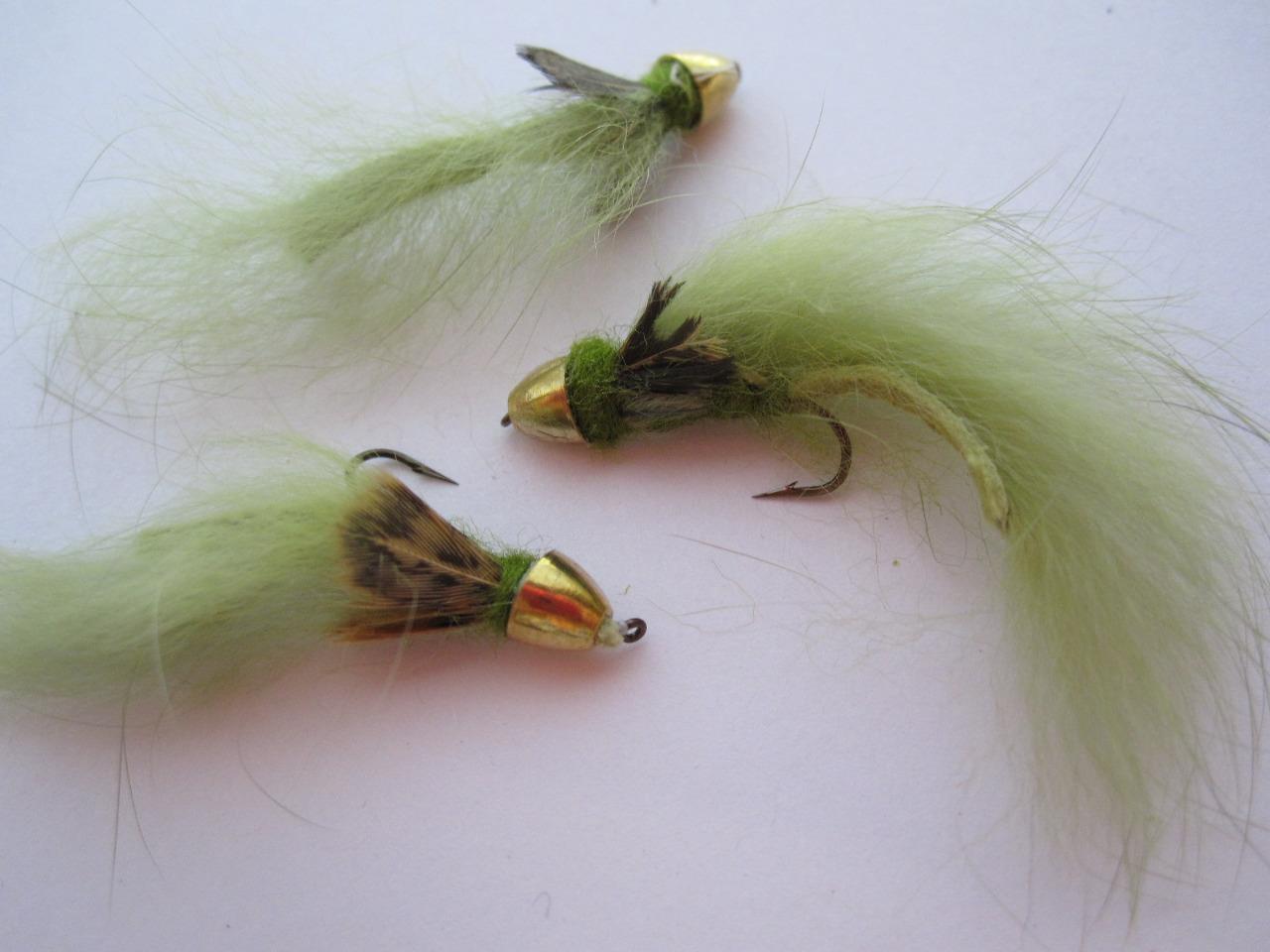 3 EA D17-1 CONE HEAD WOOLY HEAD SCULPIN (COLORS & SIZES AVAILABLE) STREAMERS 3