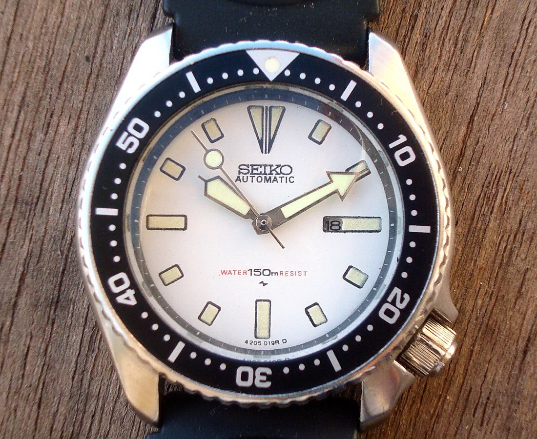 FS Seiko 4205-0155 Midsize Vintage Divers Watch $70 | The Watch Site