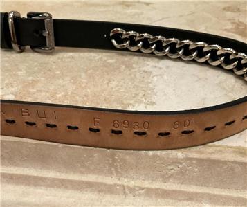 Barbara Bui Dark Brown Leather Belt Size 38 Designer belts for women | Barbara Bui Official Online Store main image 4