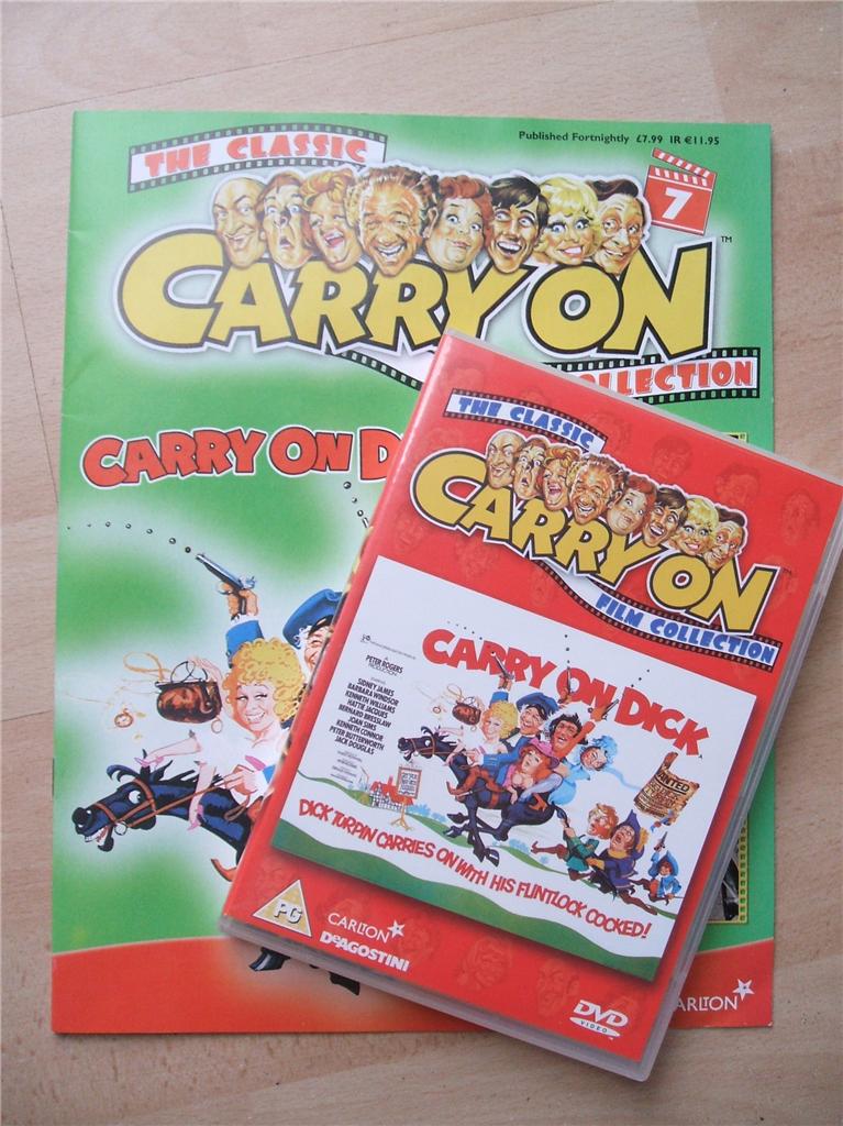 The Classic Carry on Film DVD + Magazine Price is for one DVD ONLY-No's ...