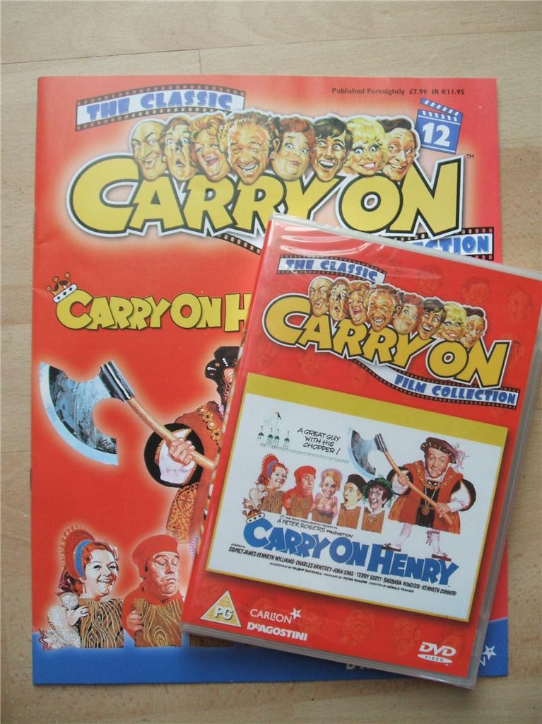 The Classic Carry on Film DVD + Magazine Price is for one DVD ONLY-No's ...