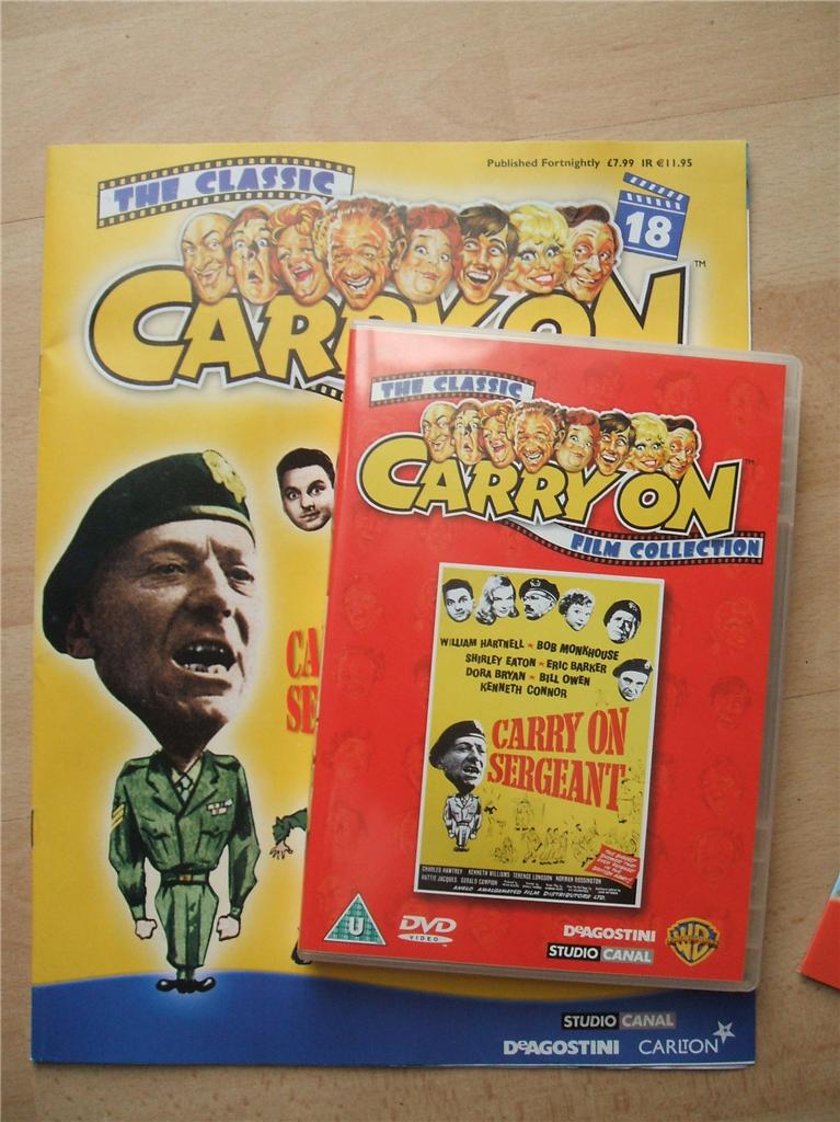 The Classic Carry on Film DVD + Magazine Price is for one DVD ONLY-No's ...