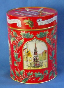 1999 AACHEN LAMBERTZ ICED GINGERBREAD COOKIES MUSIC TIN CHRISTMAS SCENE GERMANY | eBay
