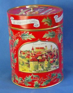 1999 AACHEN LAMBERTZ ICED GINGERBREAD COOKIES MUSIC TIN CHRISTMAS SCENE GERMANY | eBay