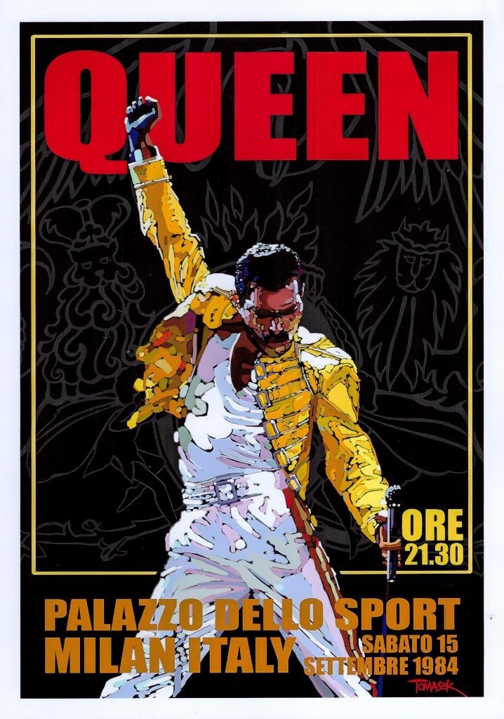 Reproducción de póster de concierto Queen varios tamaños disponibles - Imagen 2 de 4