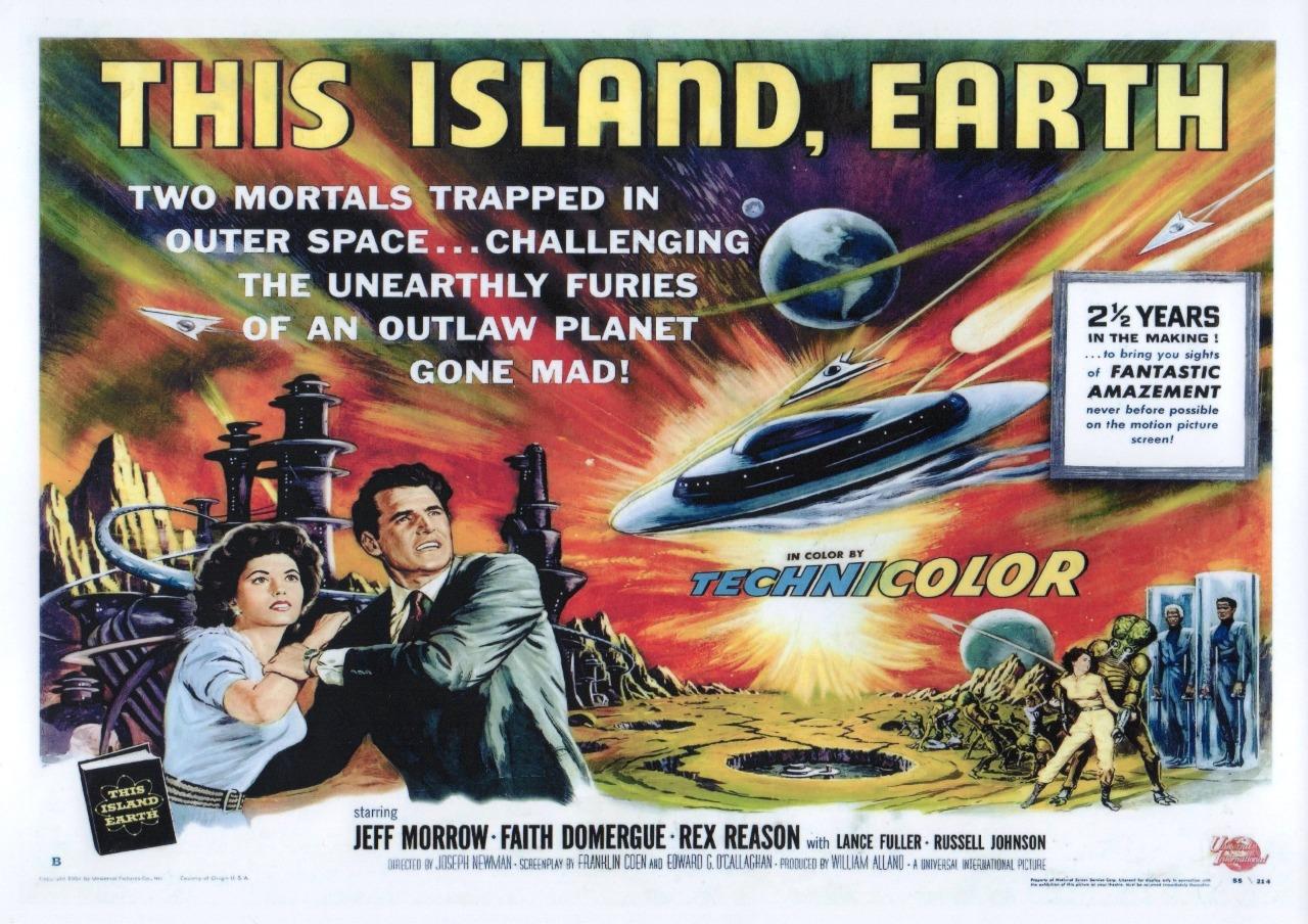 DIESE INSEL ERDE REPRODUKTION FILMPOSTER A3 ODER A4 OPTIONEN VERFÜGBAR - Bild 2 von 3