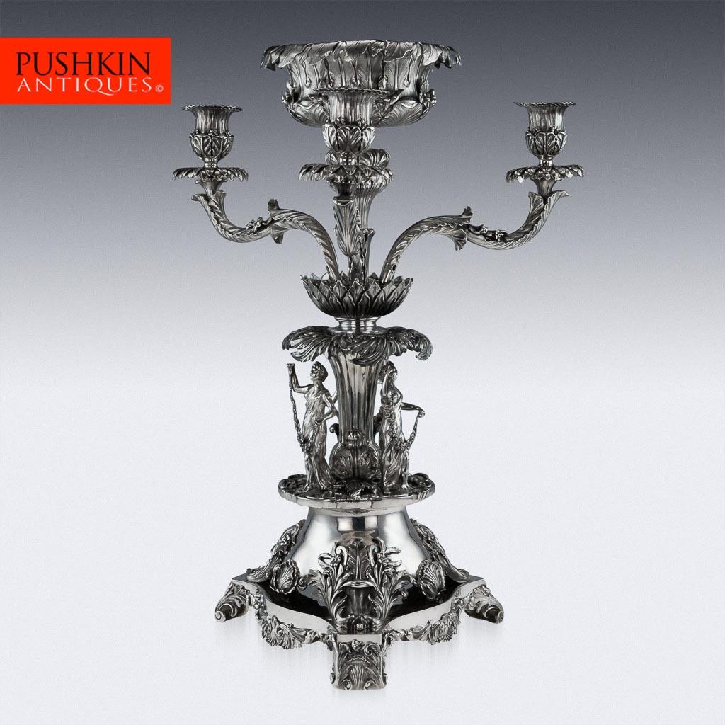 Vintage Candelabra Centerpieces 2