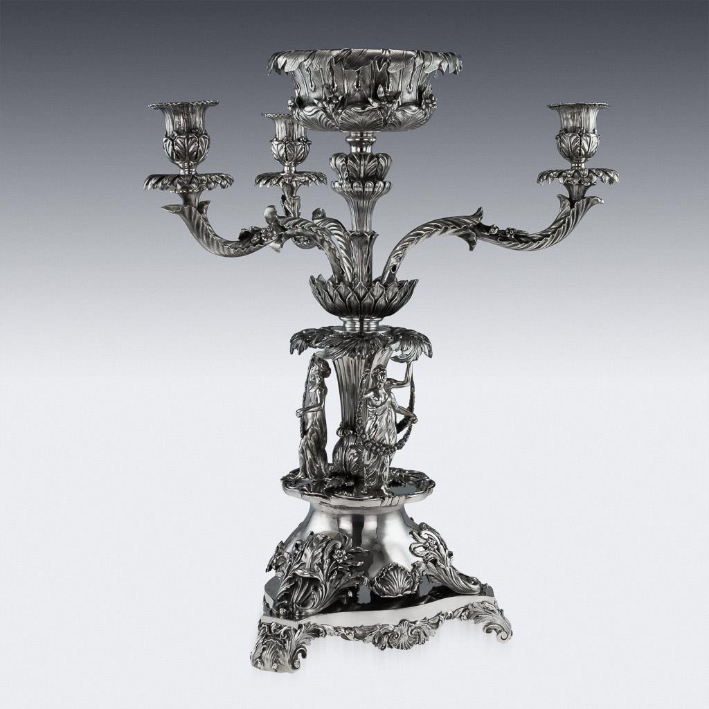Vintage Candelabra Centerpieces 9
