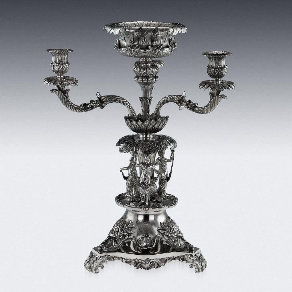 Vintage Candelabra Centerpieces 4