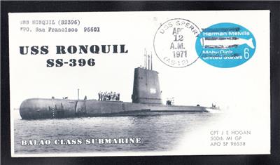 Submarine USS RONQUIL SS-396 KSC Naval Cover B4060 | eBay