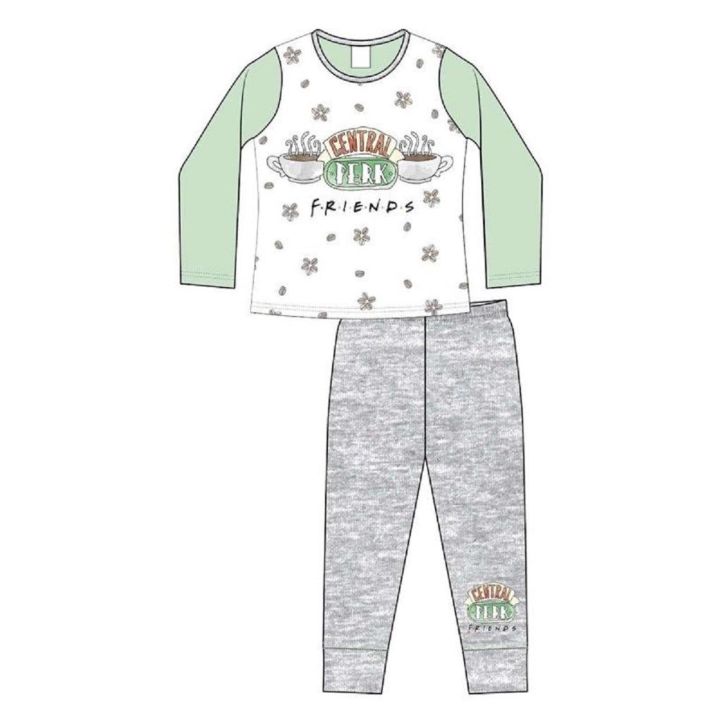 Girls Friends Pyjamas Coffee Central Perk Love Laughter Age 5 12 Years