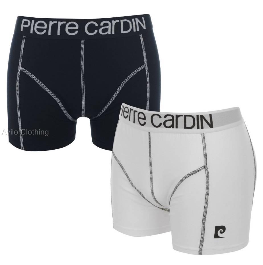 2x Pierre Cardin Mens Trunks Boxer Shorts Underwear Boxers Cotton Boxer ...