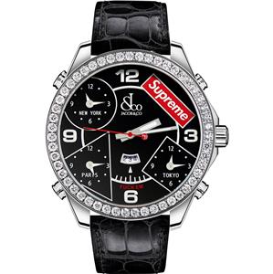 Jacob & Co. Supreme 4 Time Zone Quartz 47mm Stainless Steel