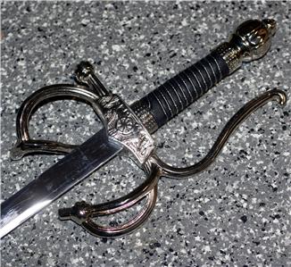 EL CID Rodrigo Diaz De Vivar Spanish Hero COLADA RAPIER SWORD with SCABBARD New