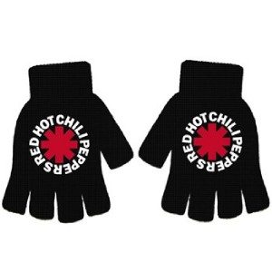 Slipknot Logo Black Fingerless Gloves New Official Band Music Embroidered OSFM