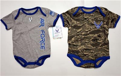 Us Air Force Baby Infant Toddler One Piece Bodysuit Clothing 3 6 9 12 Mos 2 Pcs Ebay