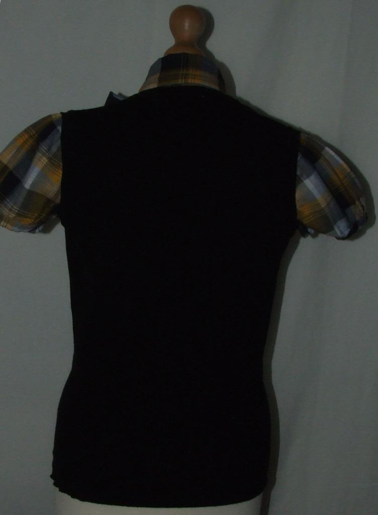 NEXT Ladies Pussy Cat Bow Black Main Blouse Jumper Size 12 | eBay