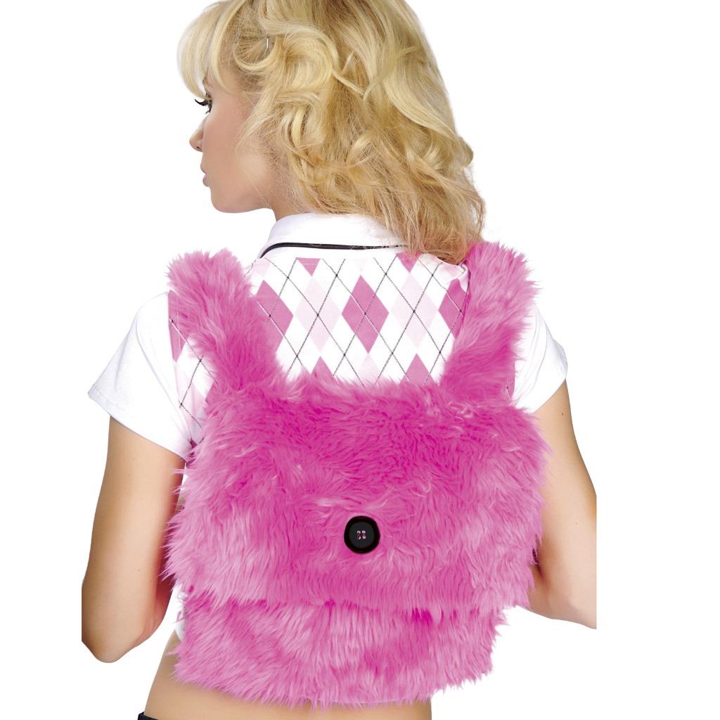 Furry Mini Backpack Fuzzy School Girl Costume Rave Festival Baby Hot Pink  BP4125 | eBay